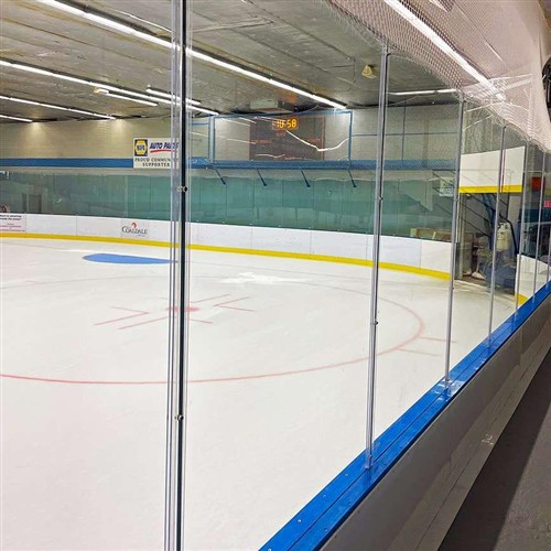 זכוכית משטח הוקי