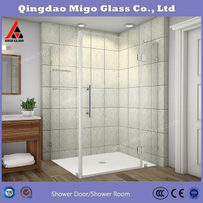 לוחות זכוכית מחוסמת למקלחת