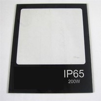 אהיל מנורה מזכוכית עם גבול פריט